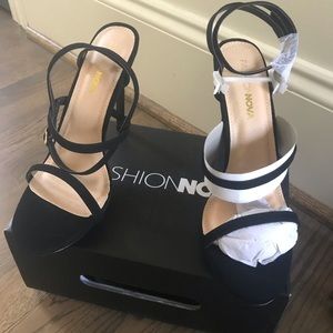 NWB Fashion Nova “No obligation heels”